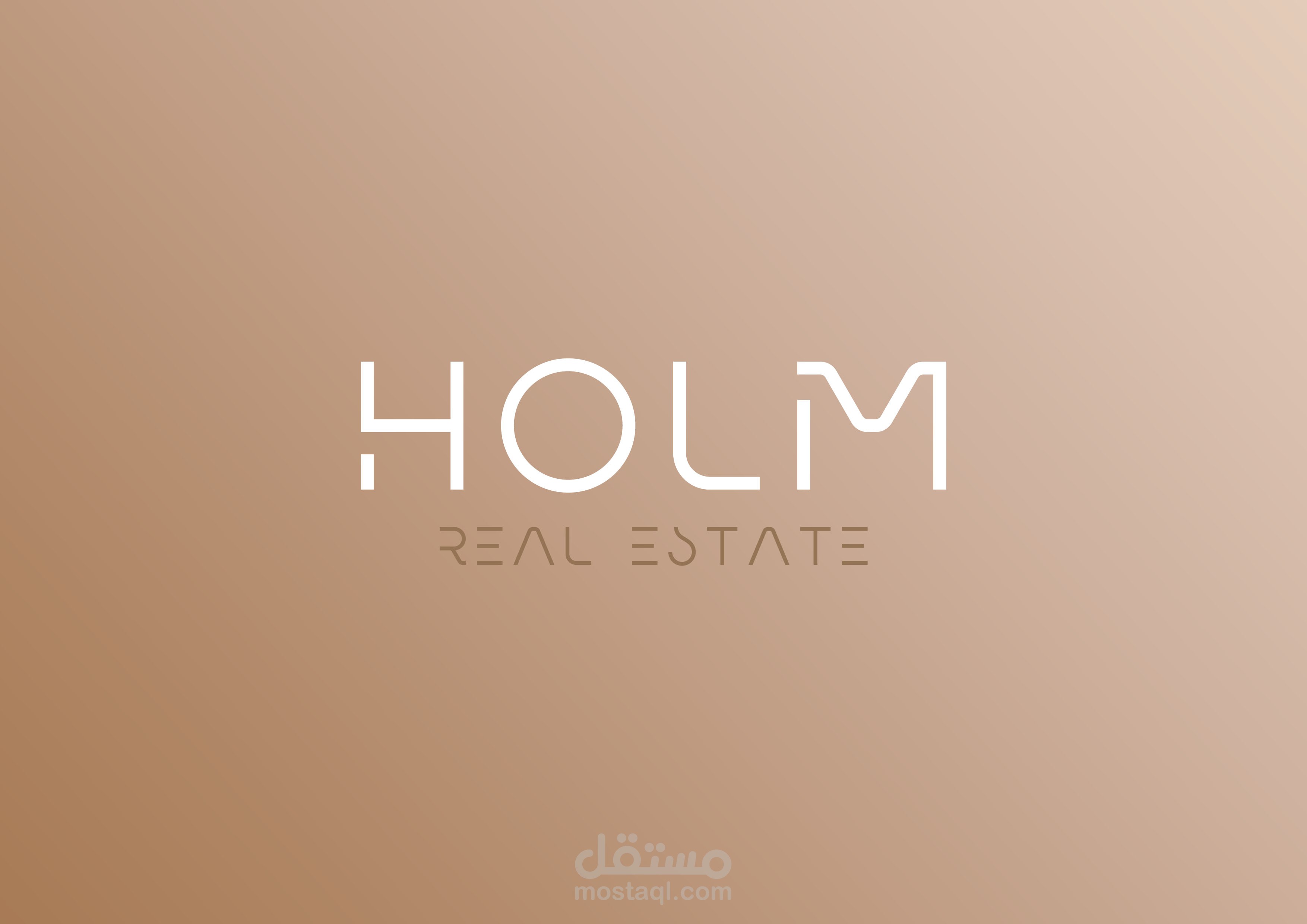 تصميم هوية بصرية لشركة عقارات