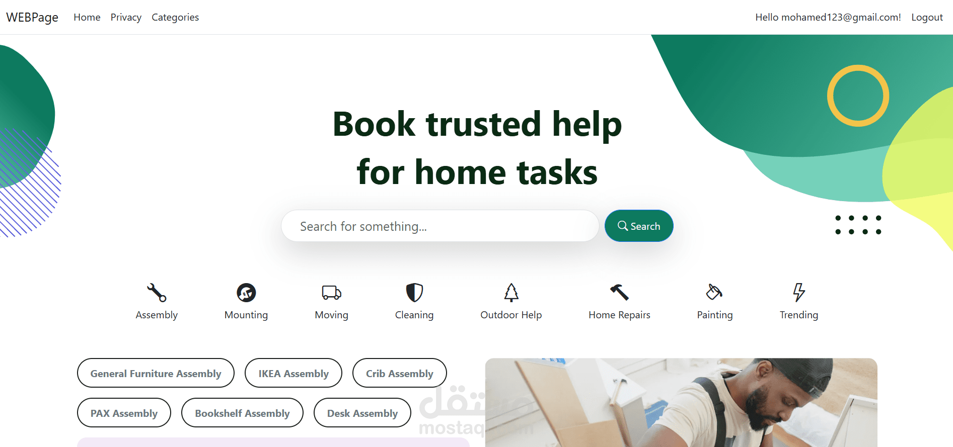 Service Booking System – Full-Stack Web Application