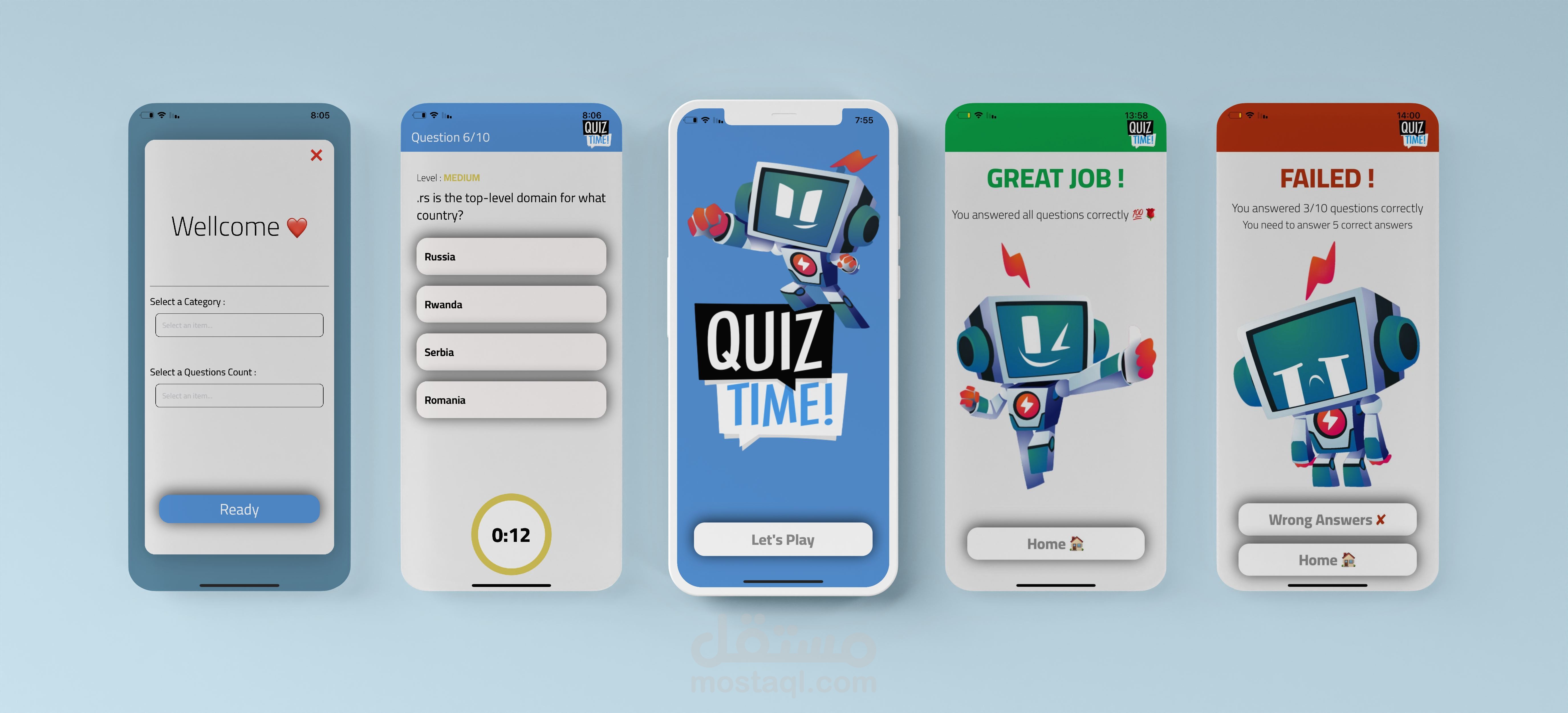 Quzi App - React Native