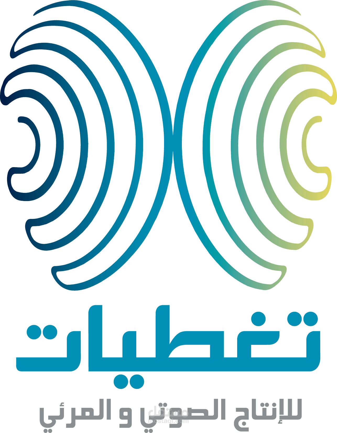 تصميم شعار تغطيات للانتاج الصوتي و المرئى