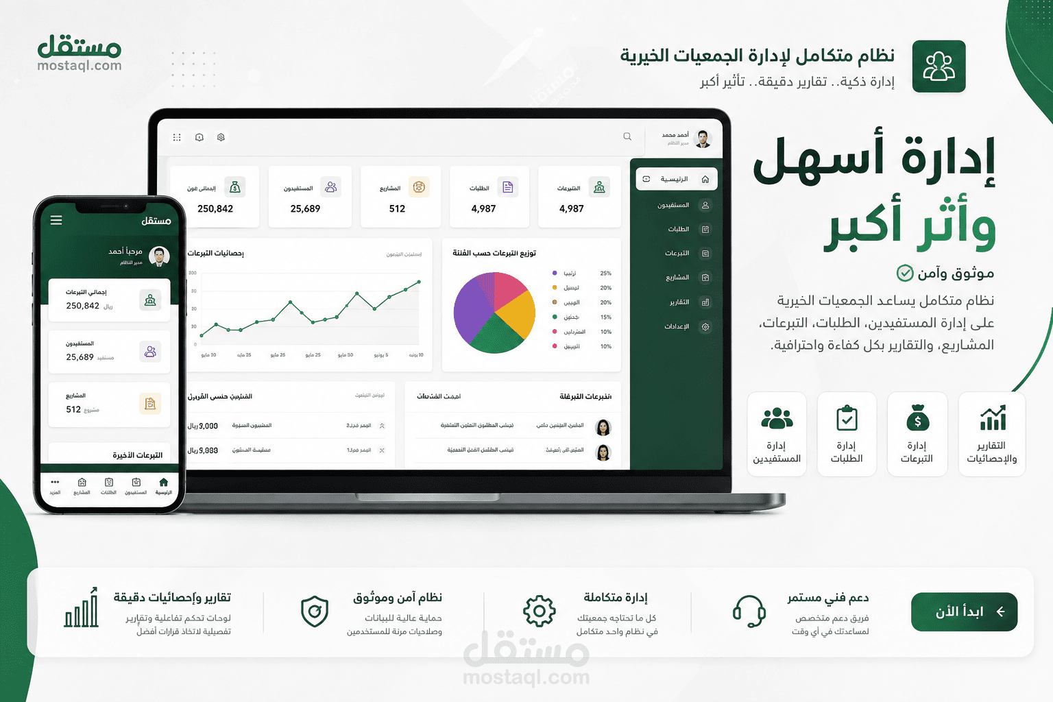نظام متكامل لإدارة الجمعيات الخيريه