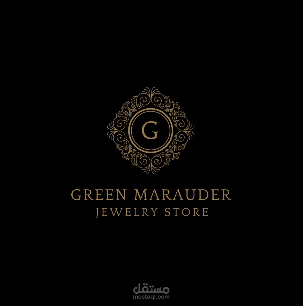 لوجو لمتجر مجوهرات Green Marauder