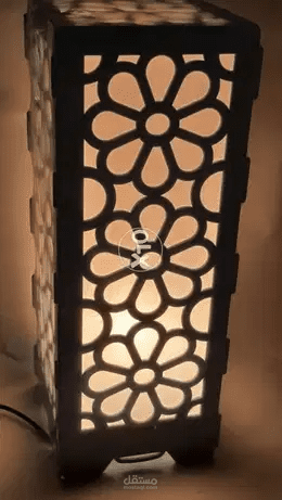 مشروع تصميم "ديكور" أباجورة"