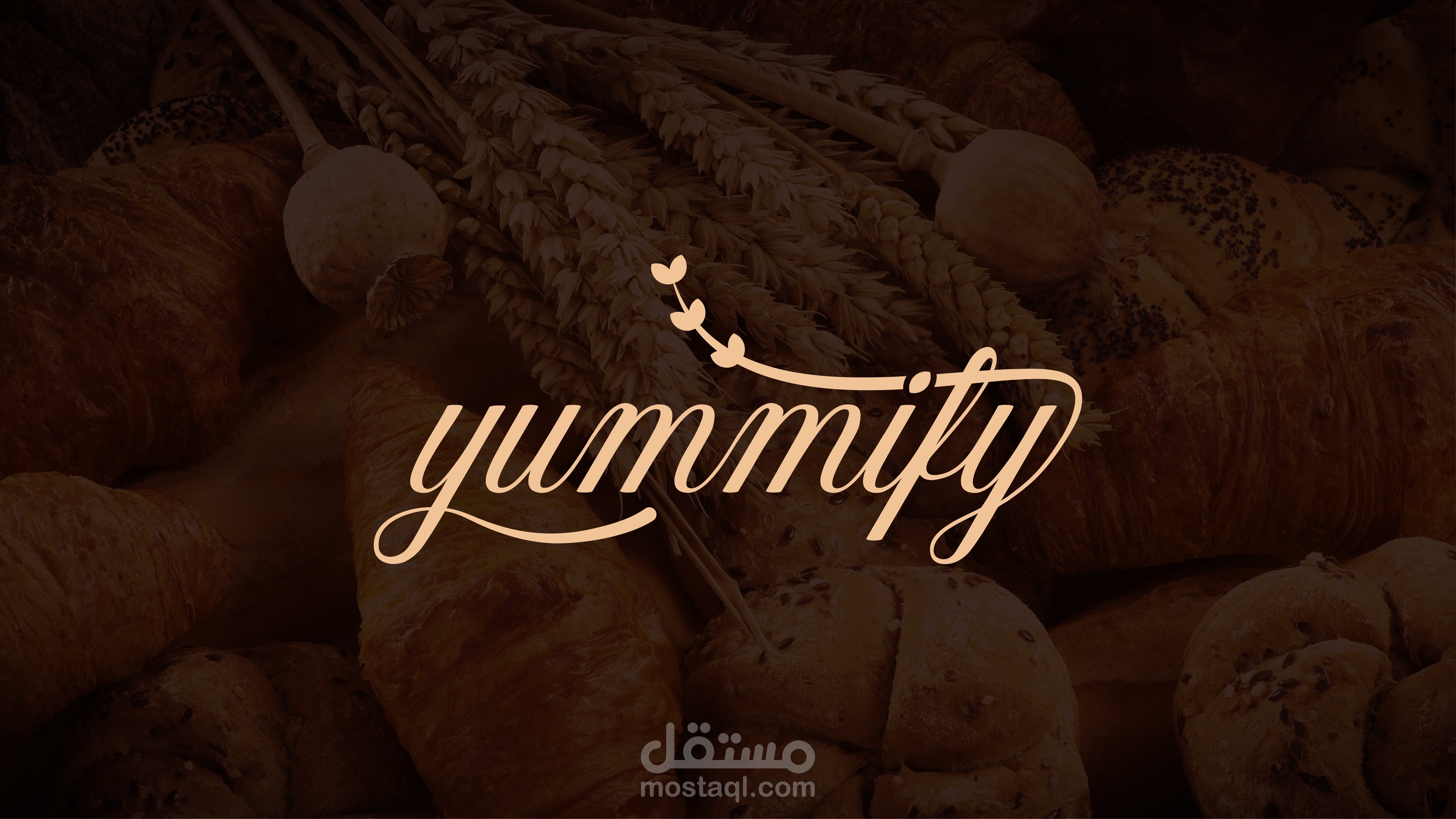 تصميم لوجو و هوية بصرية لمخبز