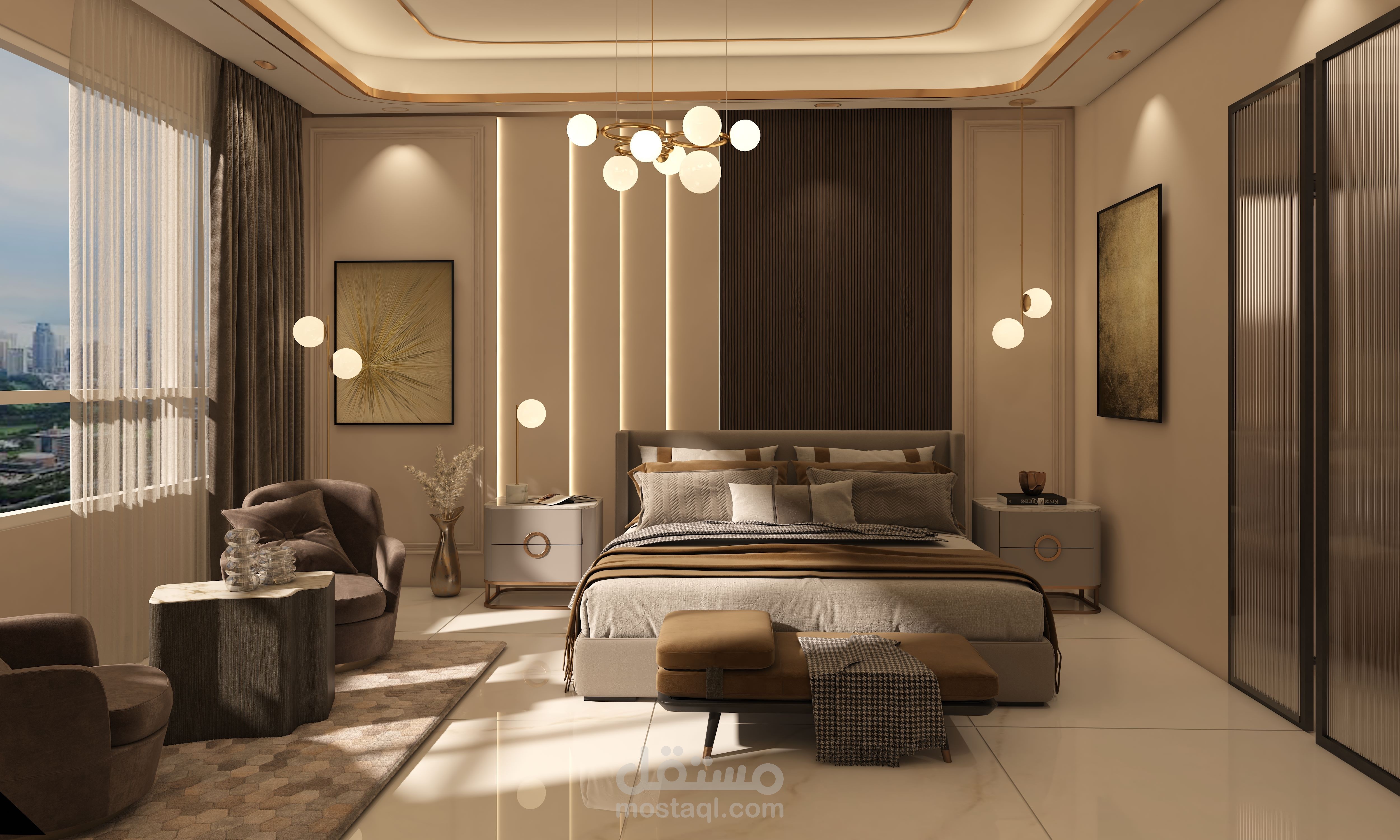 Master bed room