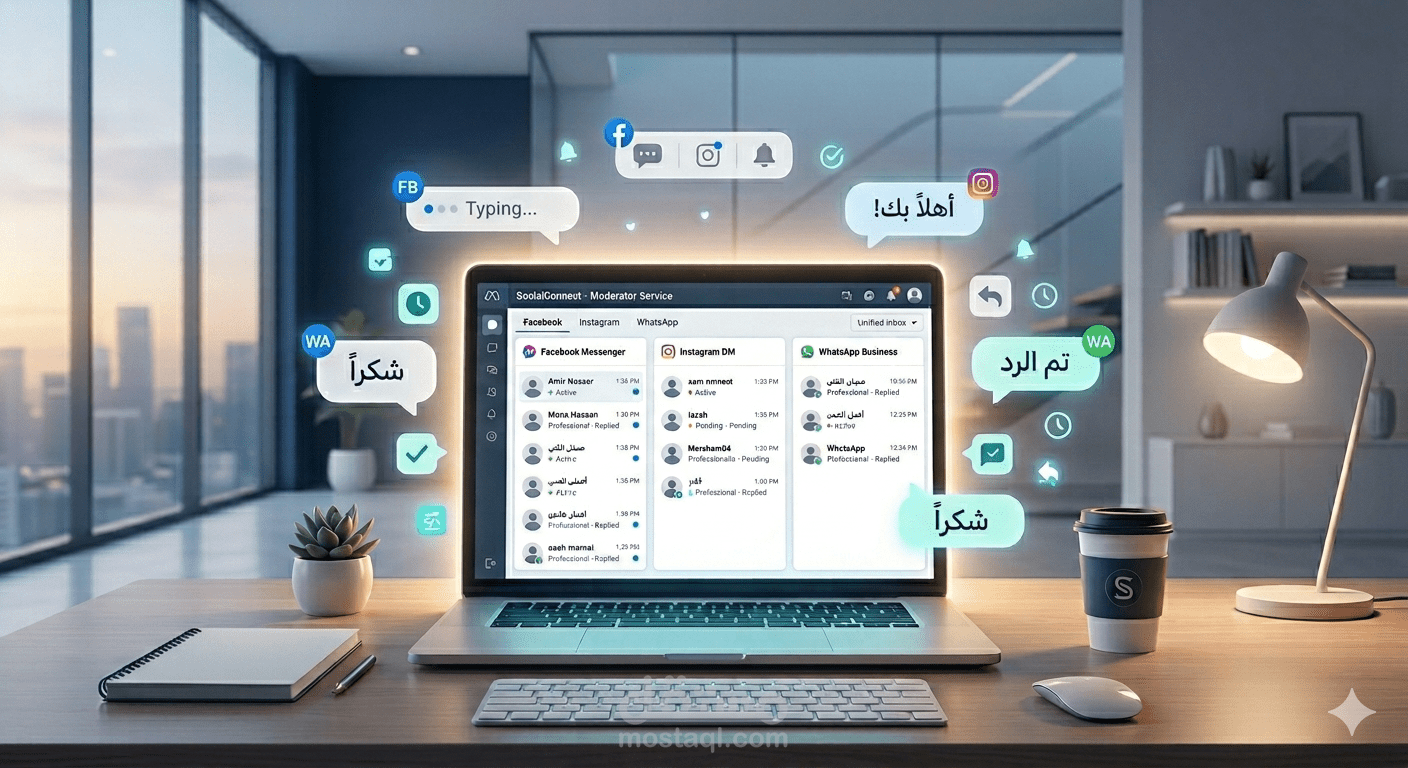 سوف أقوم بالرد على الرسائل ( مودريتور )