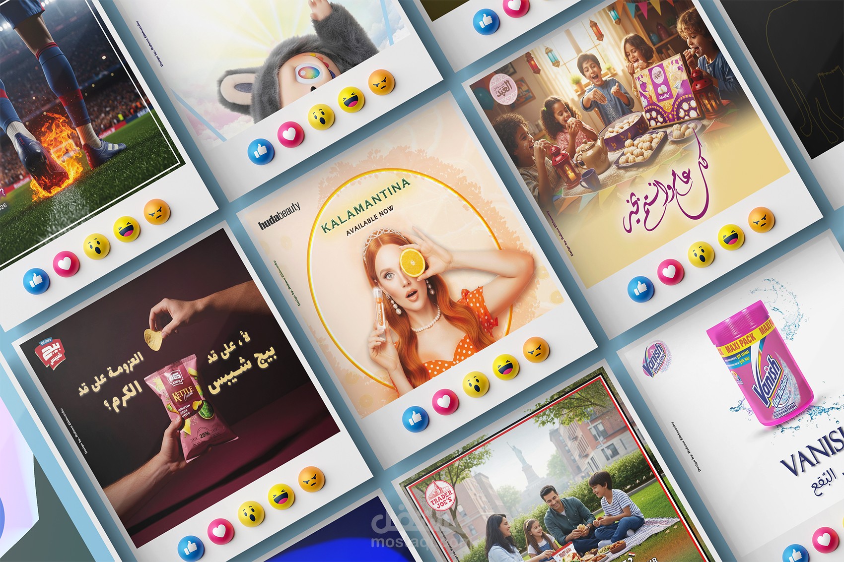 تصميم بوستات سوشيال ميديا جذابة واحترافية تناسب براندك