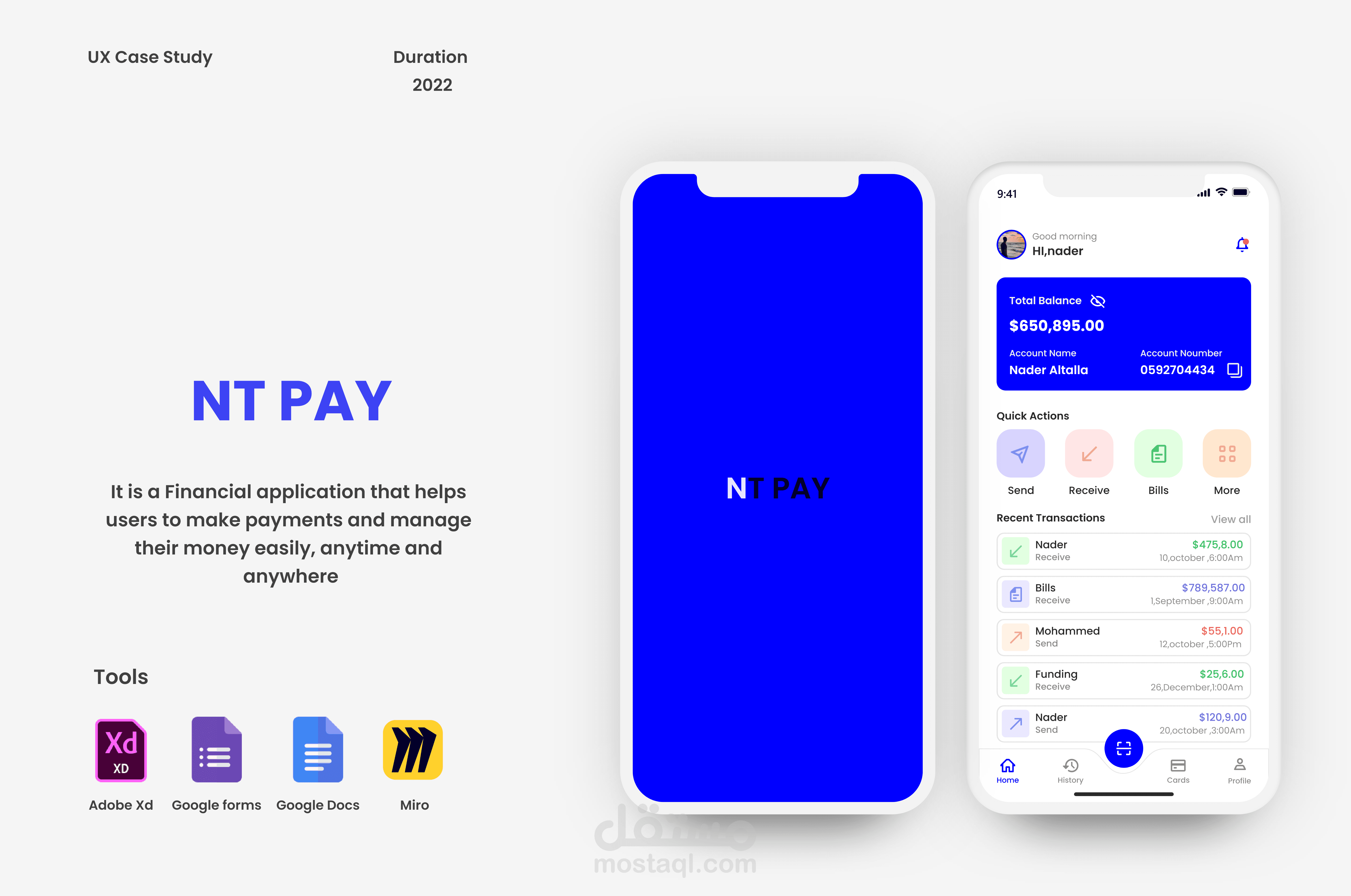 Fintech app