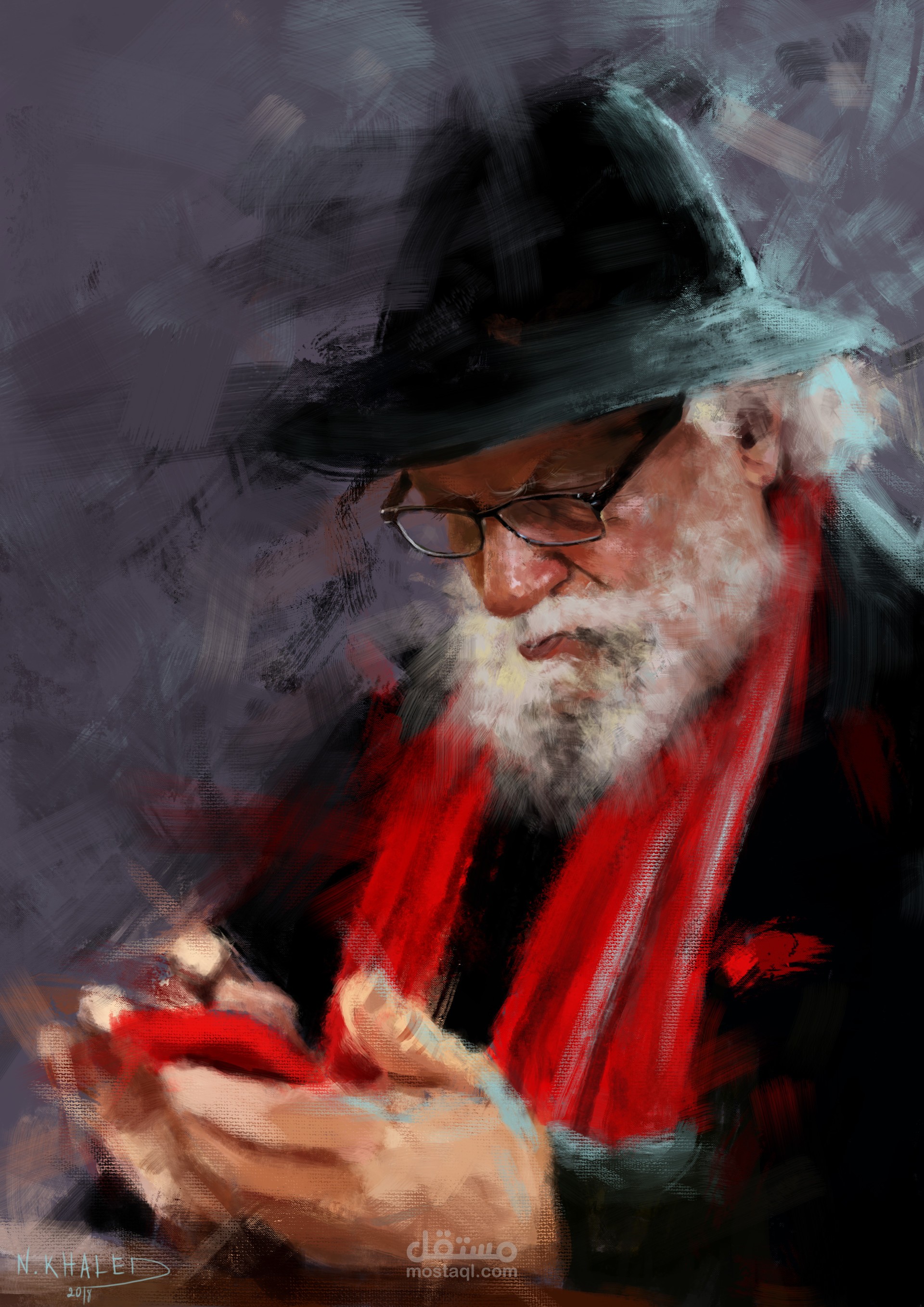 رسم المعلم digital art