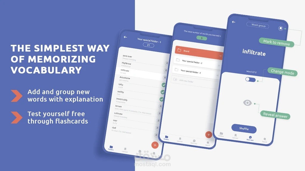 WordMem Vocabularies learn Mobile Applecation