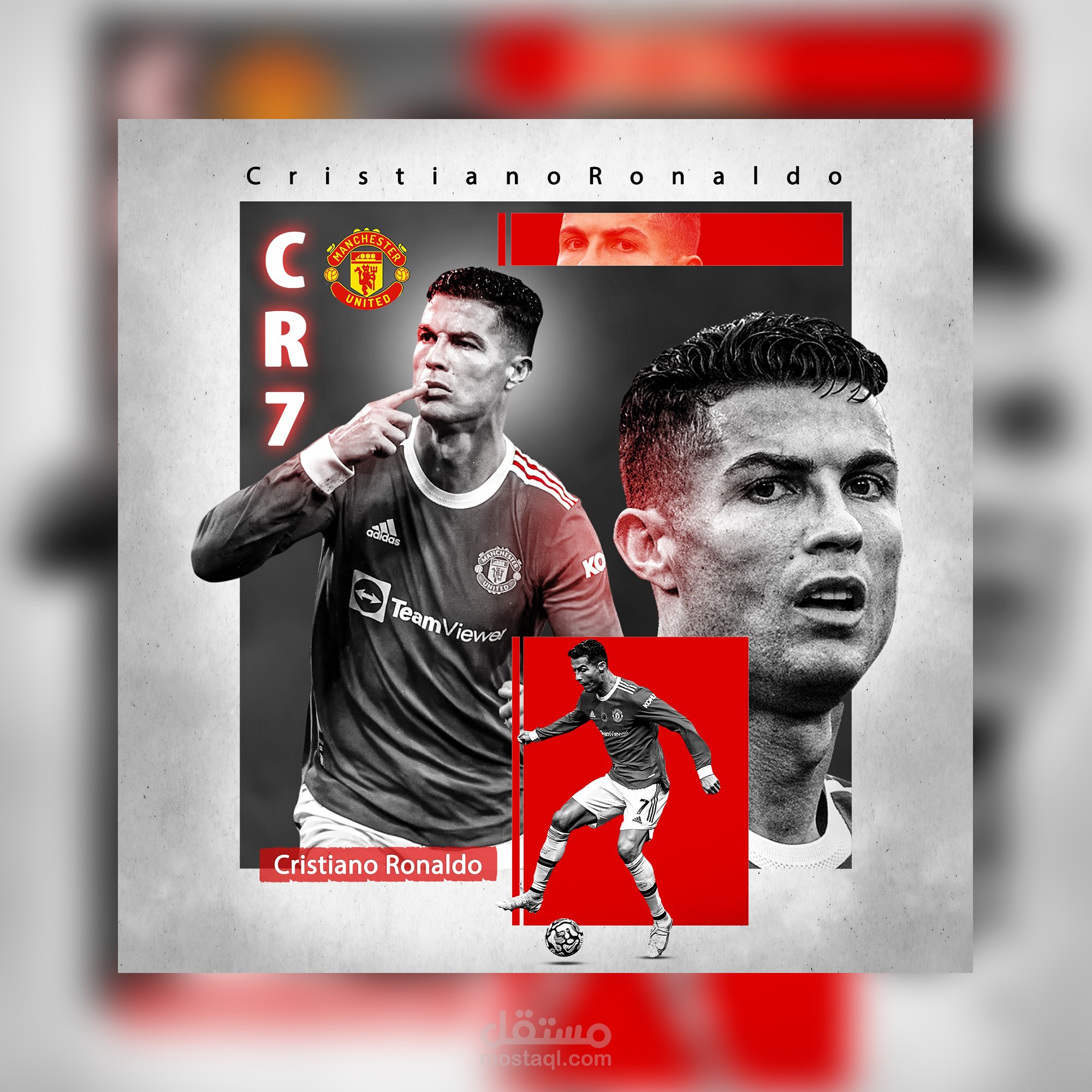 تصميمات سوشيال ميديا ( بوست رياضي )