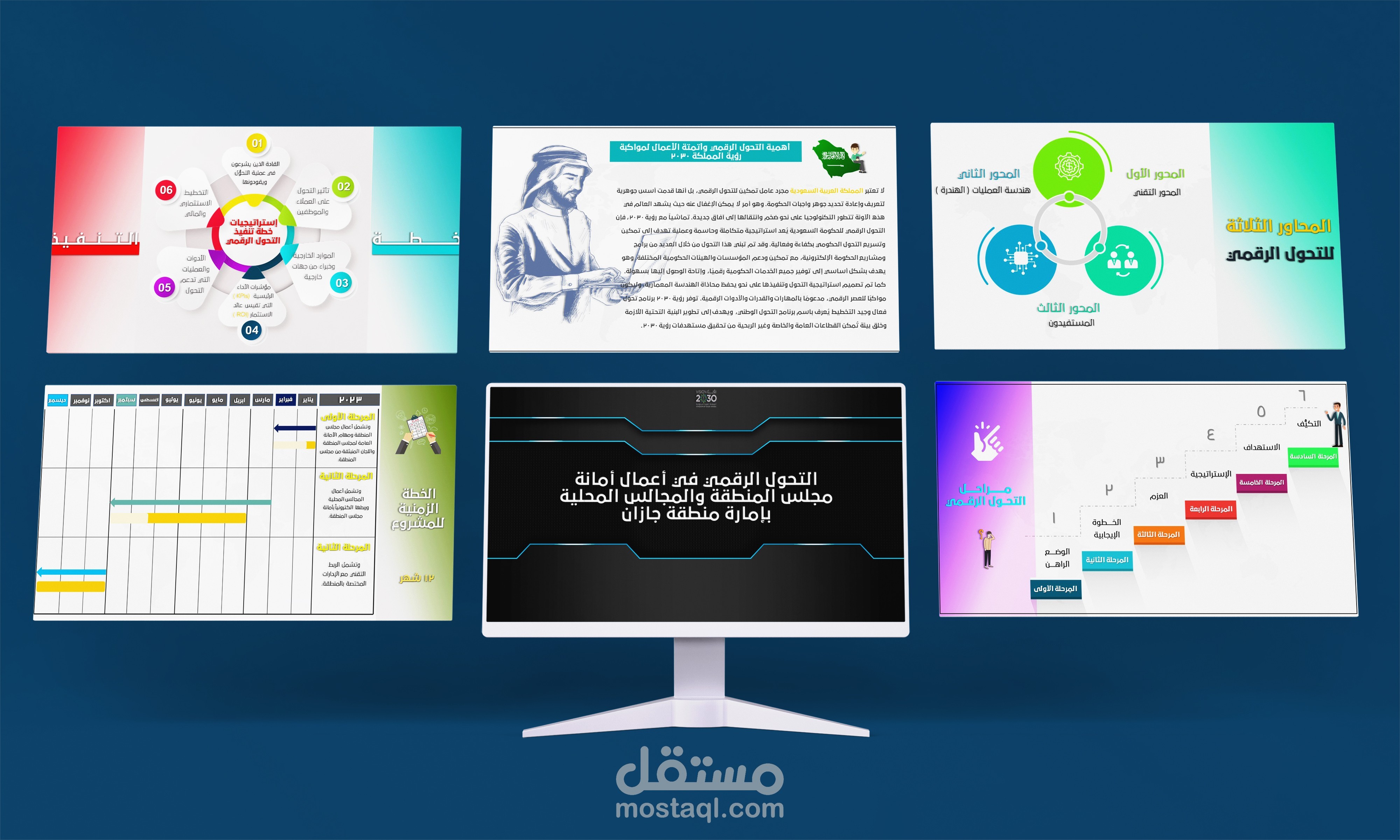 تصميم عروض تقديمة ( برزنتيشن )