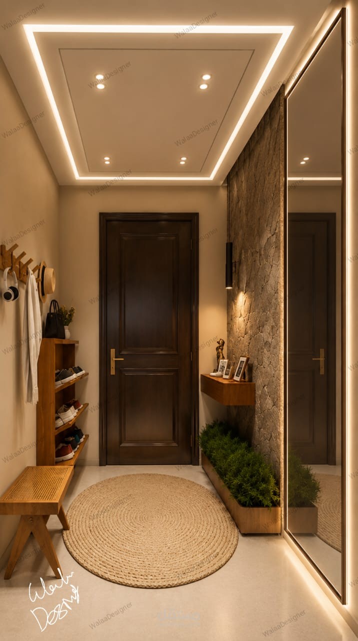 تصميم مدخل الشقة