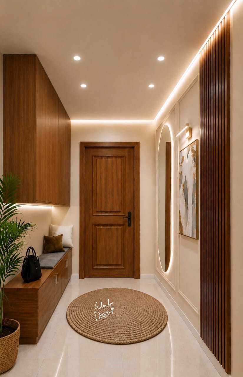 Apartment Entrance Design مدخل الشقة