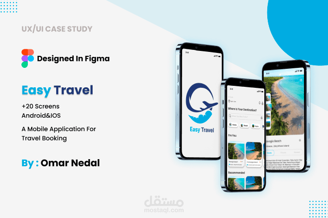 UX Case Study (Easy Travel) APP