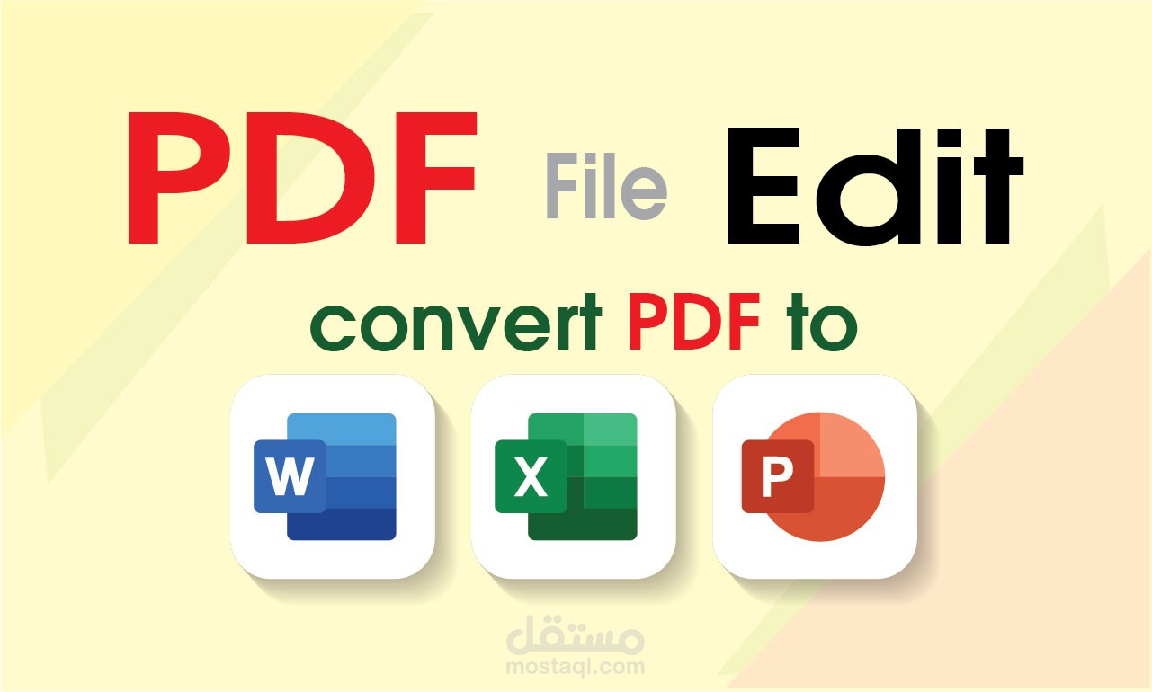 تحويل PDF الى وورد