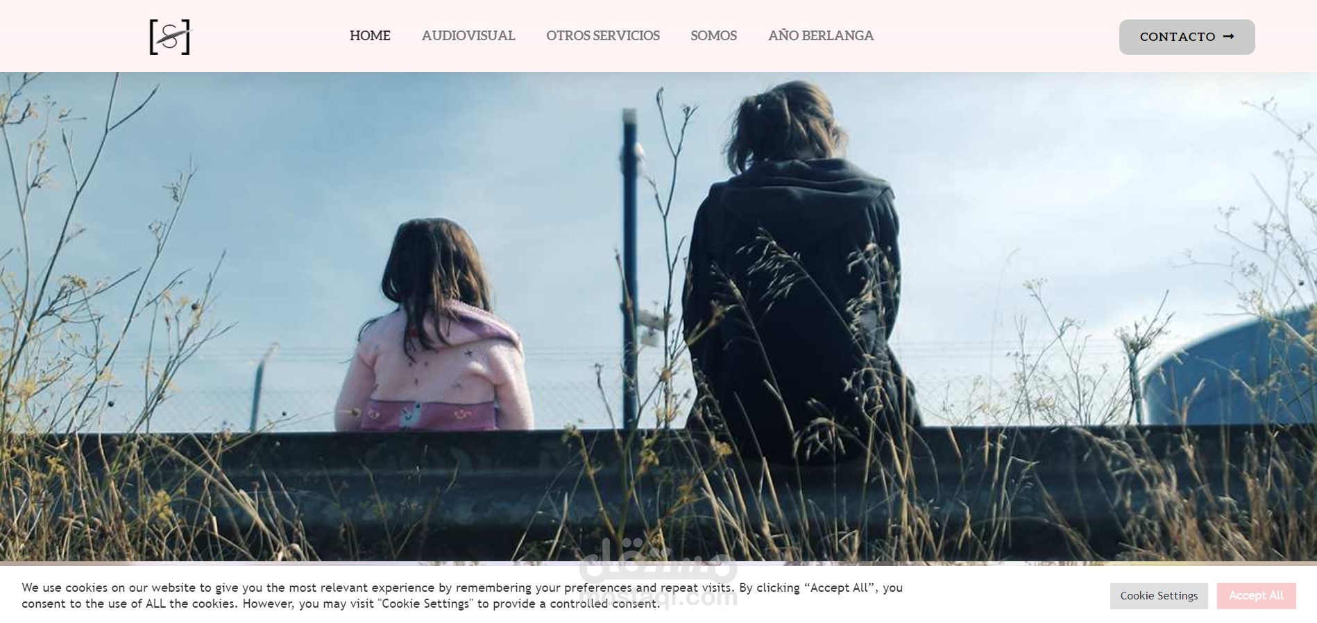 موقع لشركة Silence communication الاسبانية المختصة بالتصوير و الإنتاج