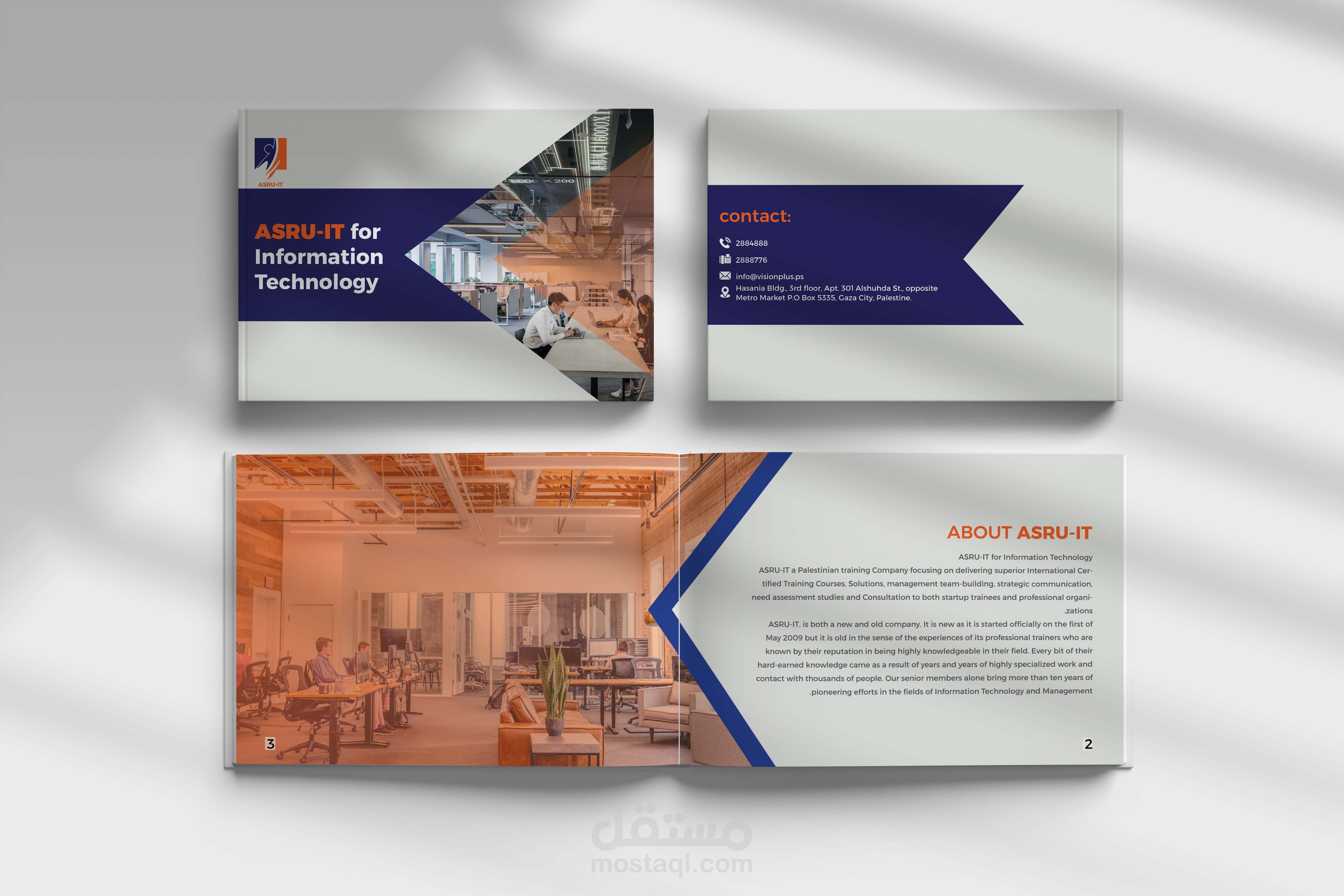 تصميم بروفايل شركات احترافي