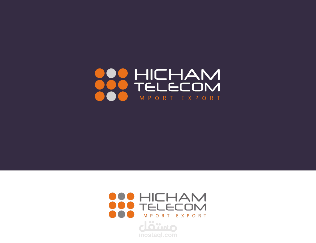 Hicham Telecom Logo Design