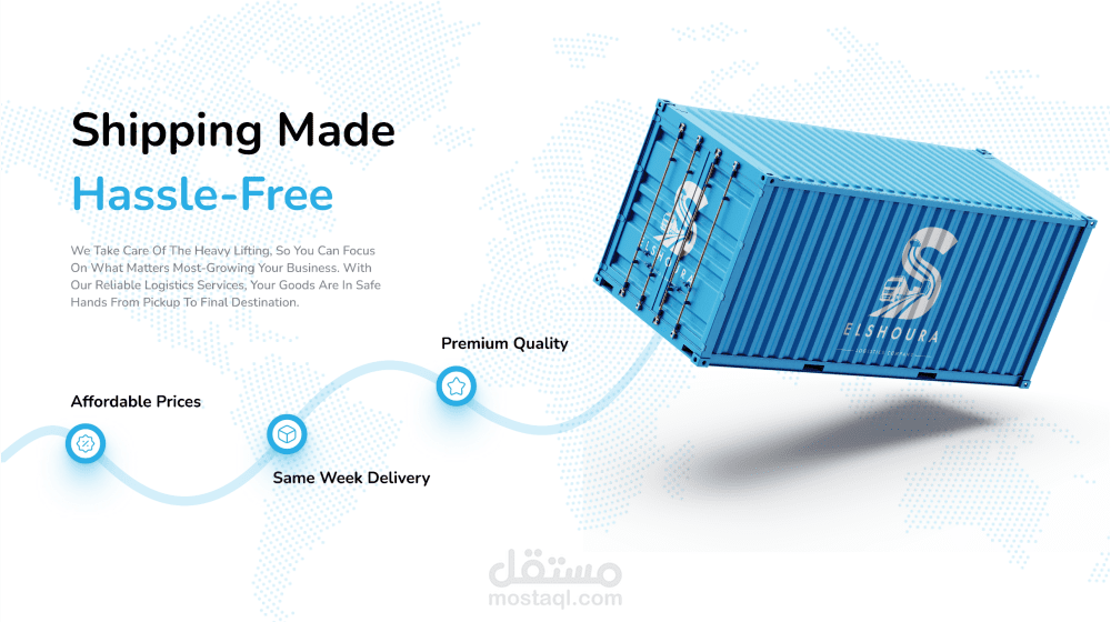 Design a Website for Land Transport and Logistics Services