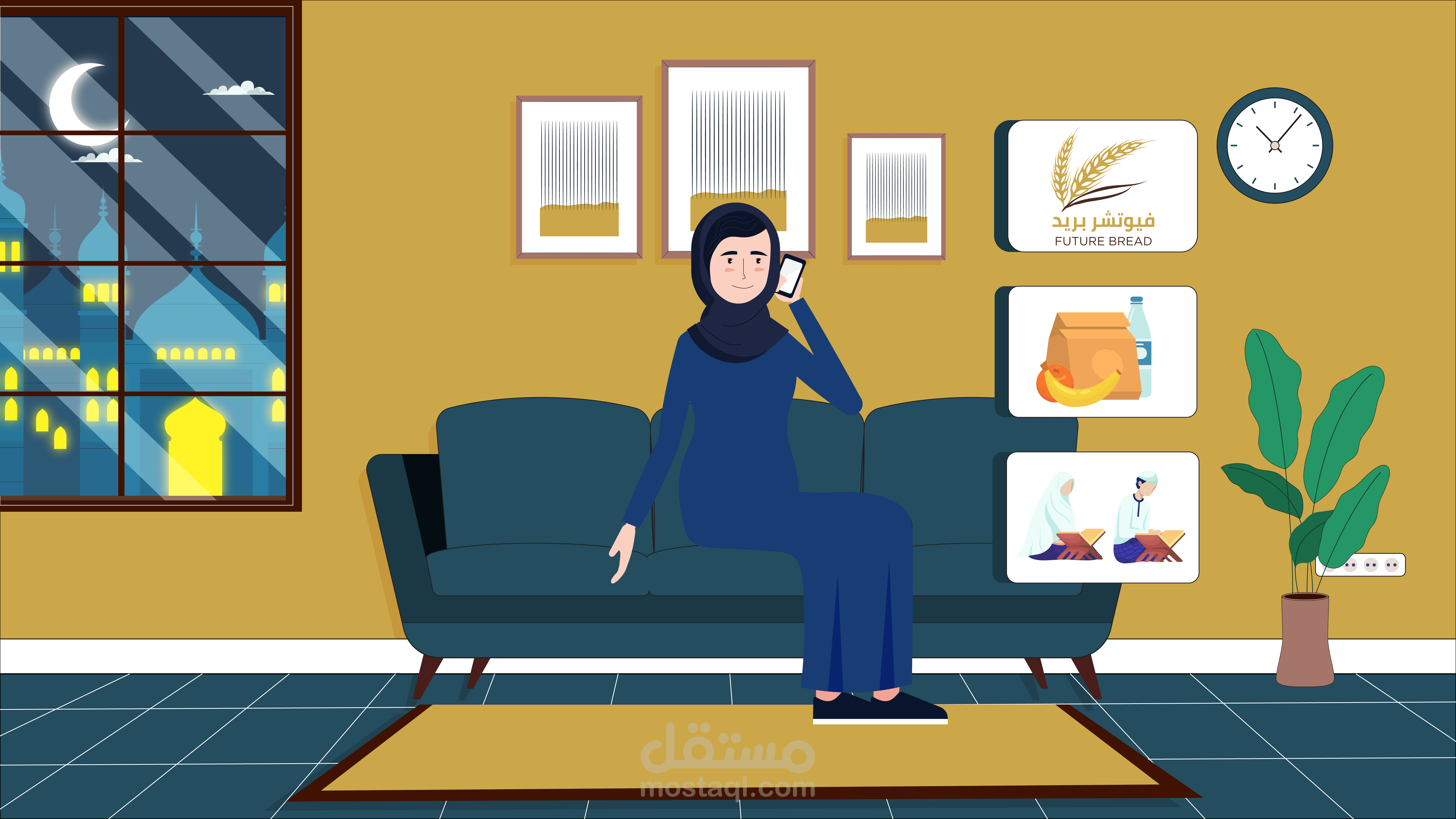 فيديو انميشن لشركة future bread