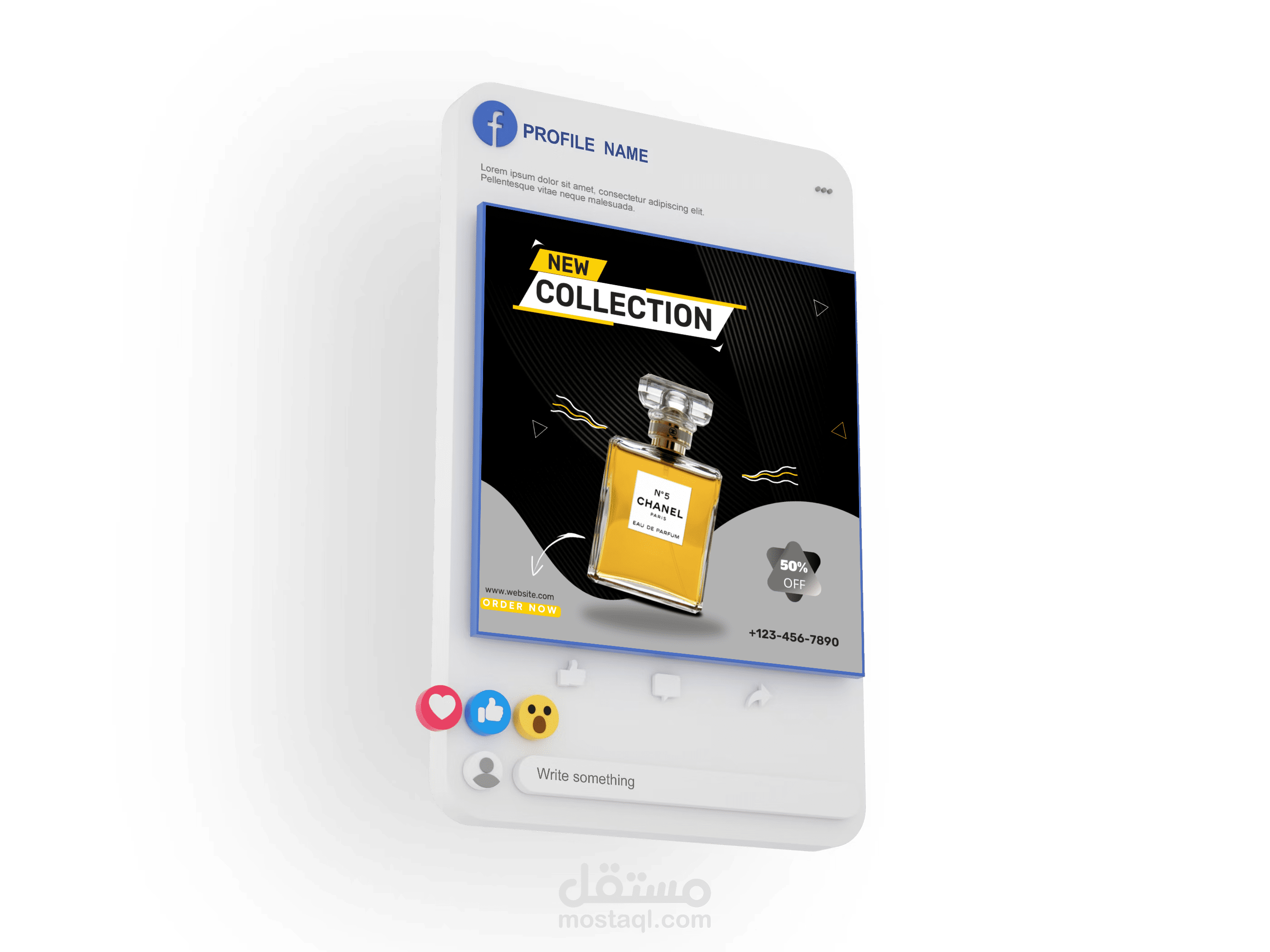 تصميم بوسترات سوشيال ميديا
