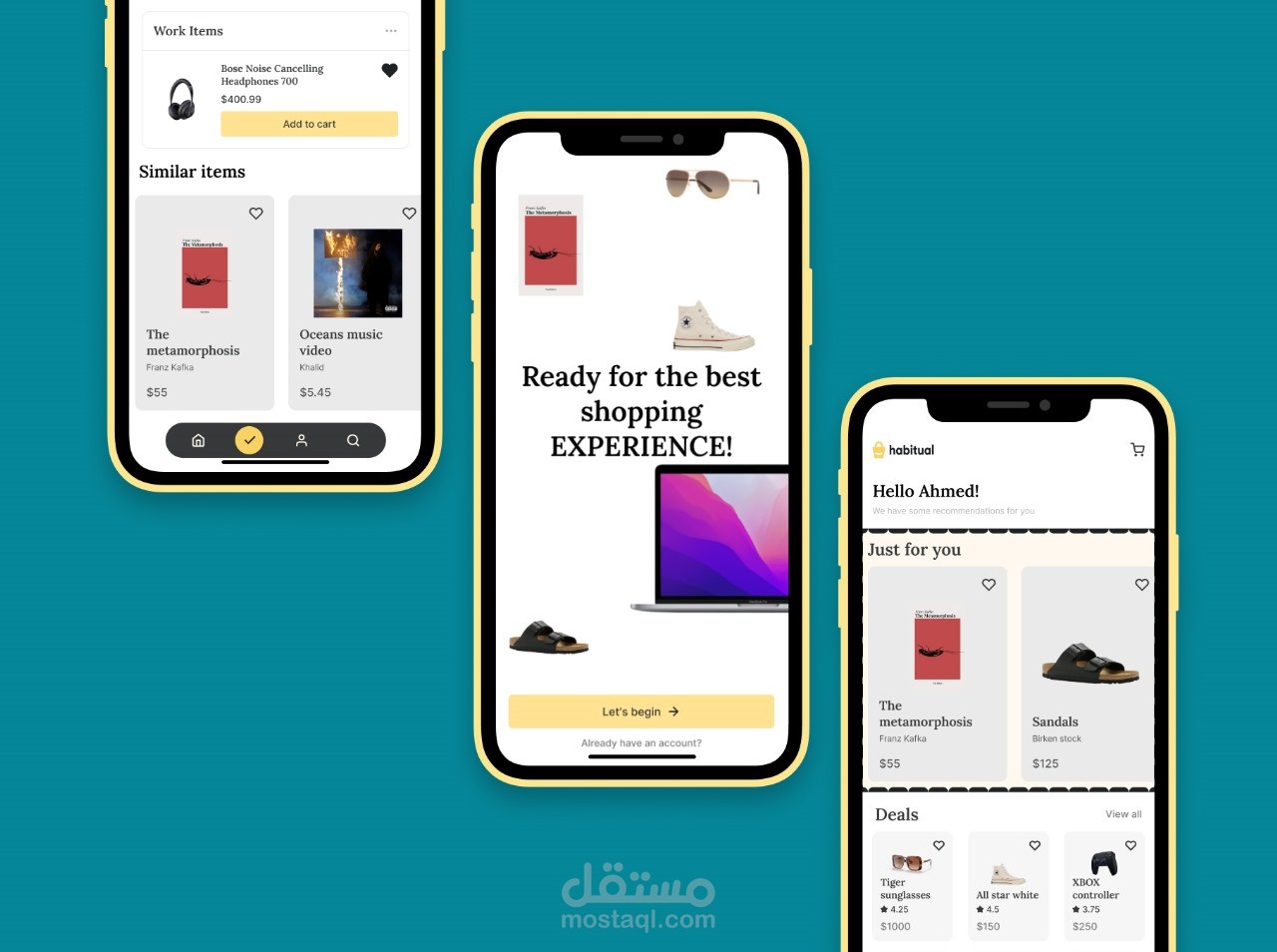 تطبيق  E-commerce بواسطة Figma