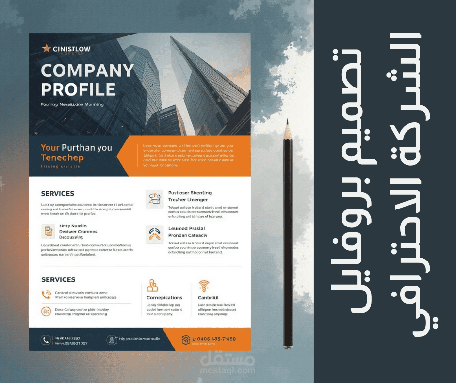 بروفايل شركة احترافي