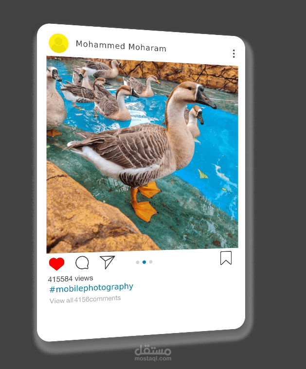 instagram post template