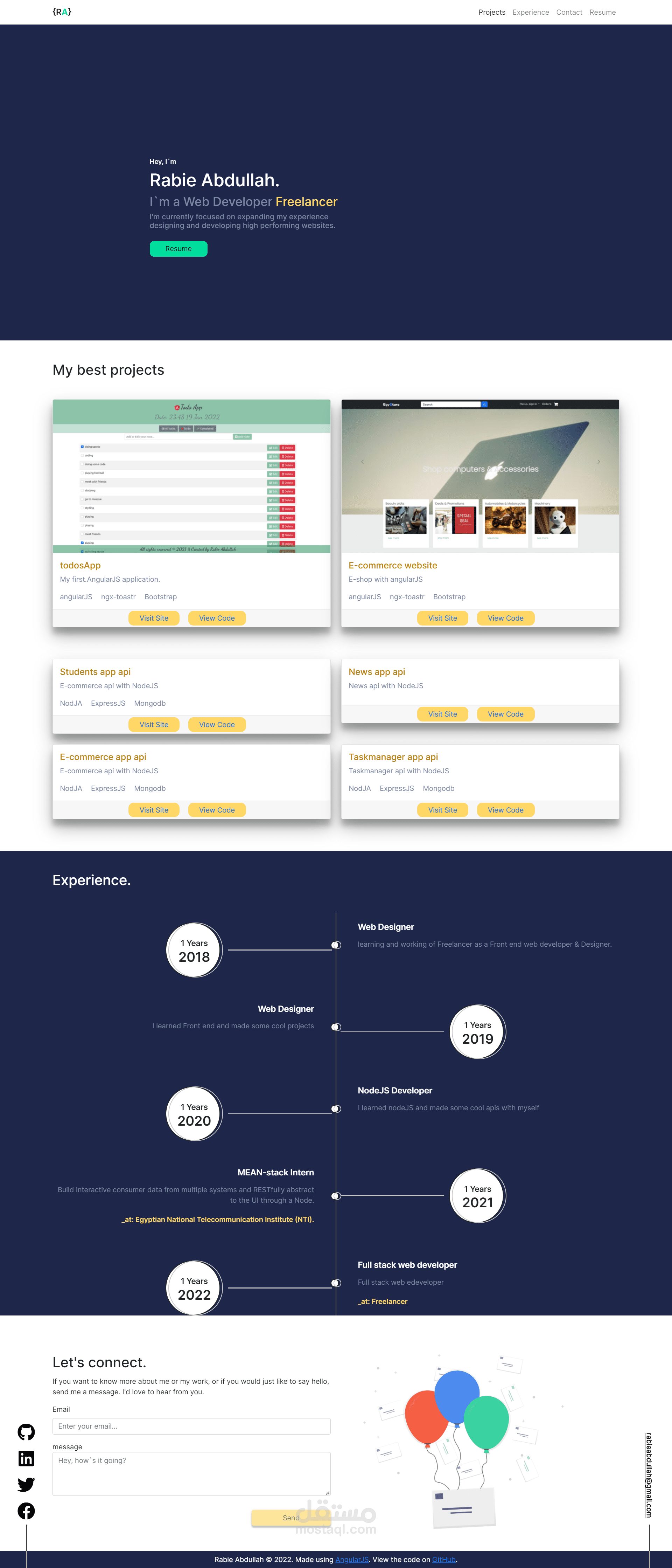 My Portfolio website