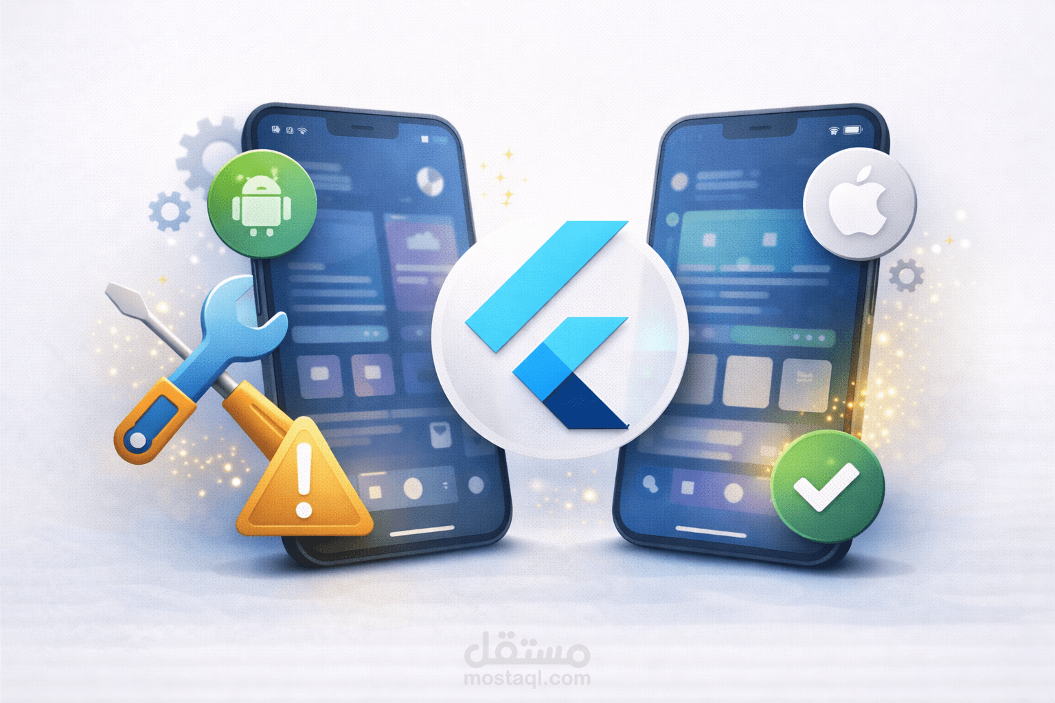 تعديل وصيانة تطبيق Flutter موجود