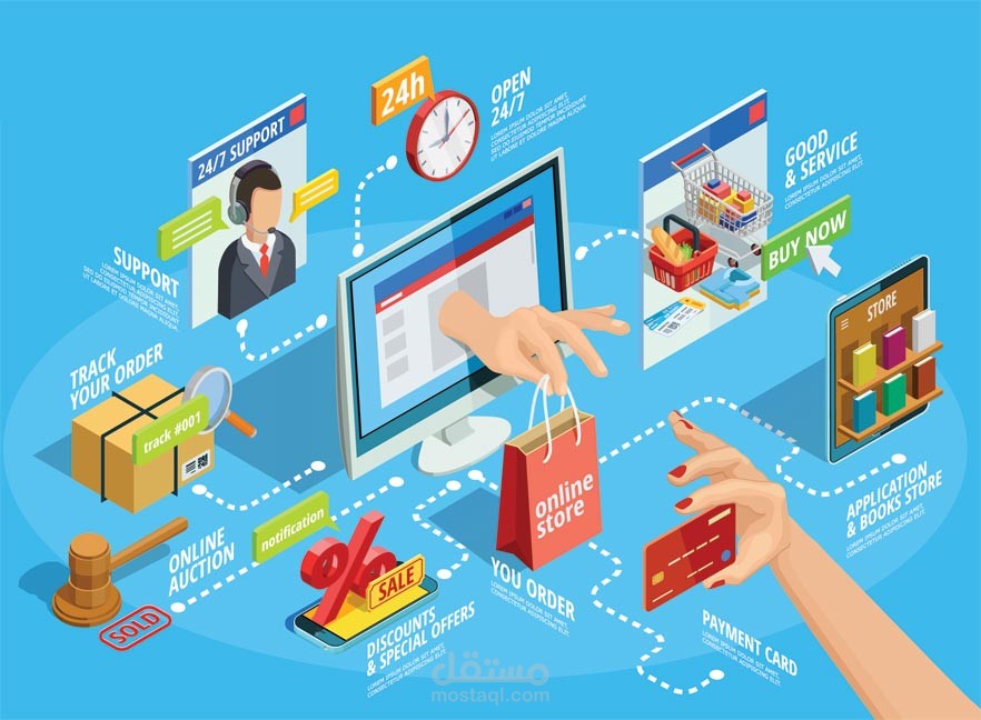 متجر الكتروني e-commerce