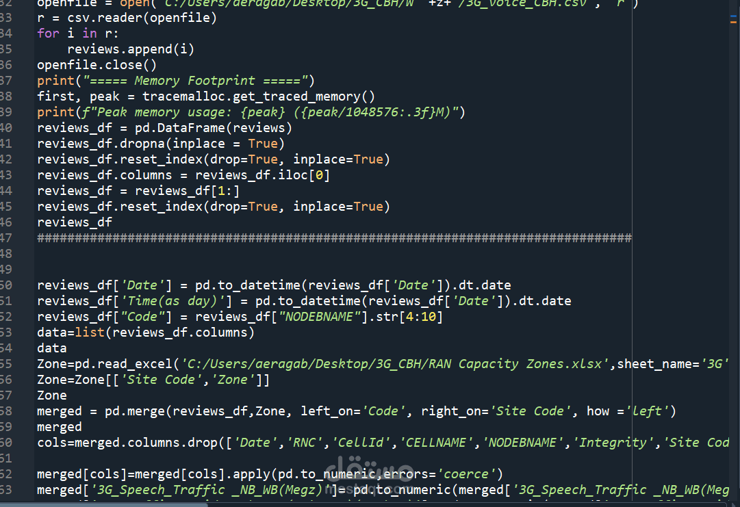 Data analysis with python