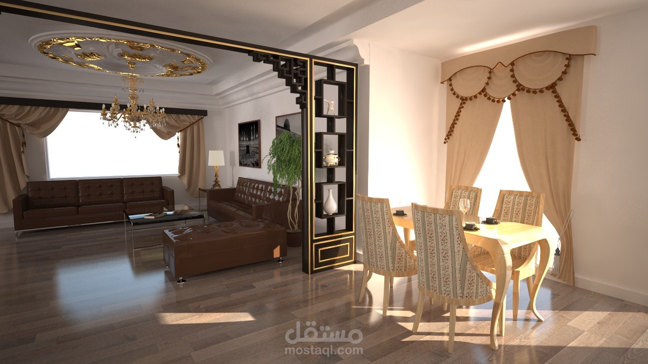تصميم صلاون 3d