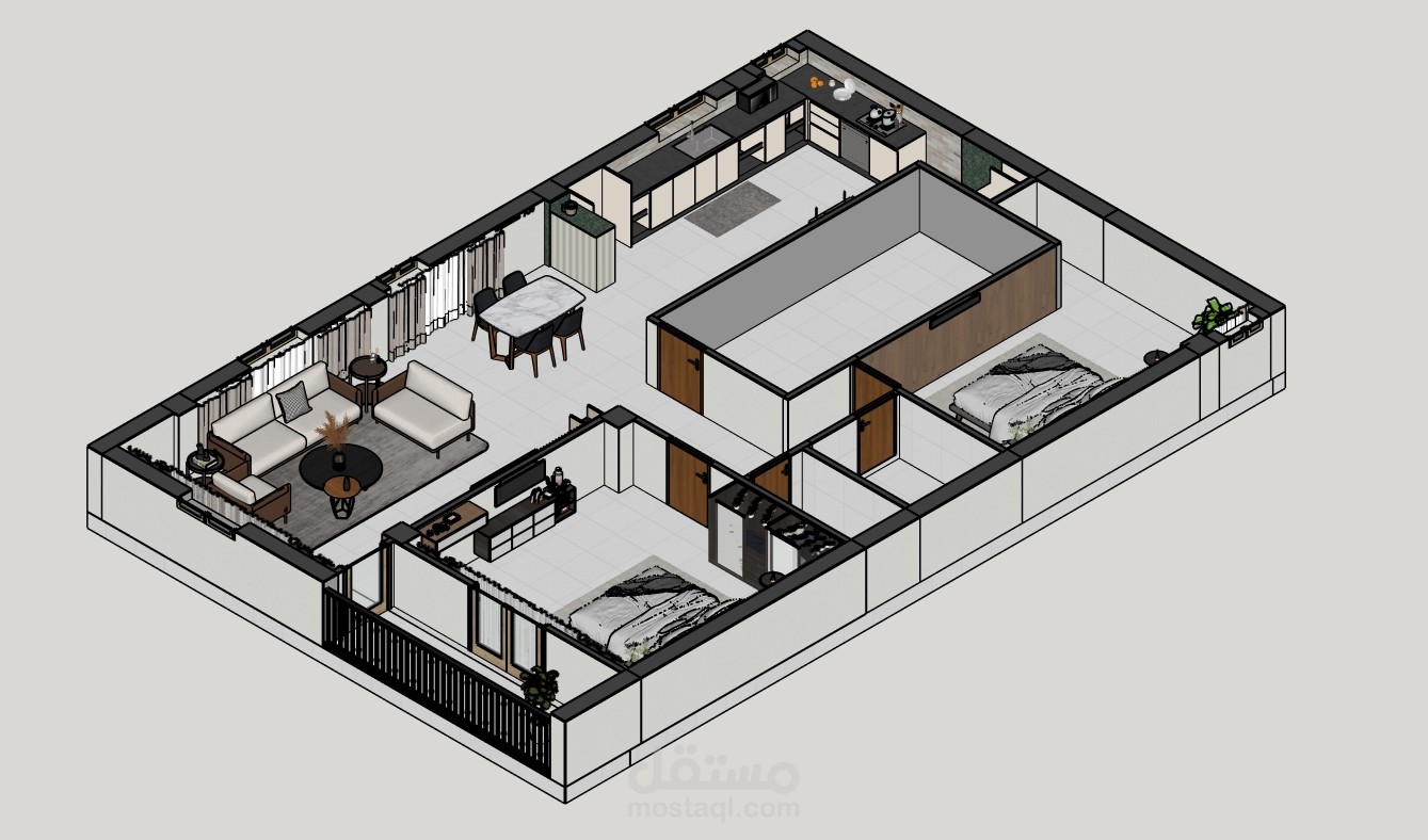 تصميم داخلي عصري
