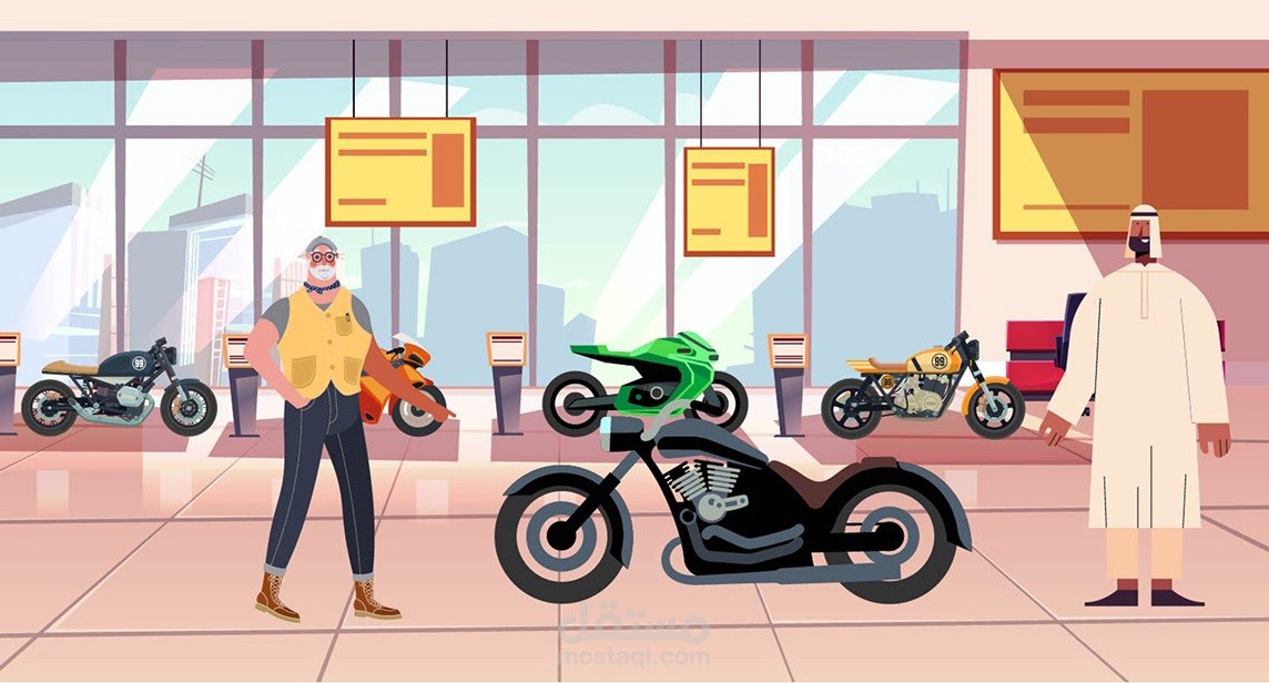 Transports Motorcycles / Motion Graphices