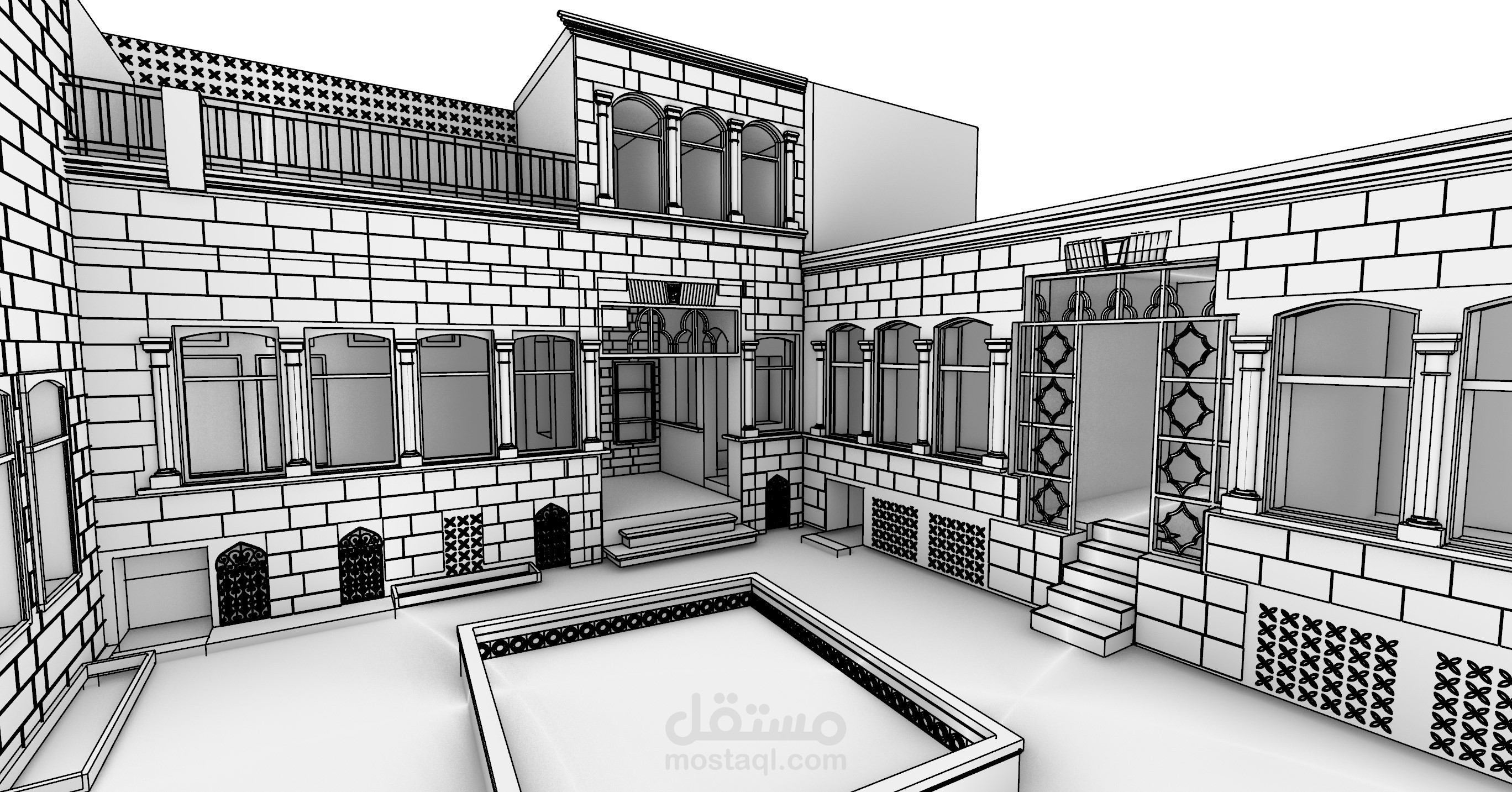 ترميم بيت عربي في مدينة حلب القديمة