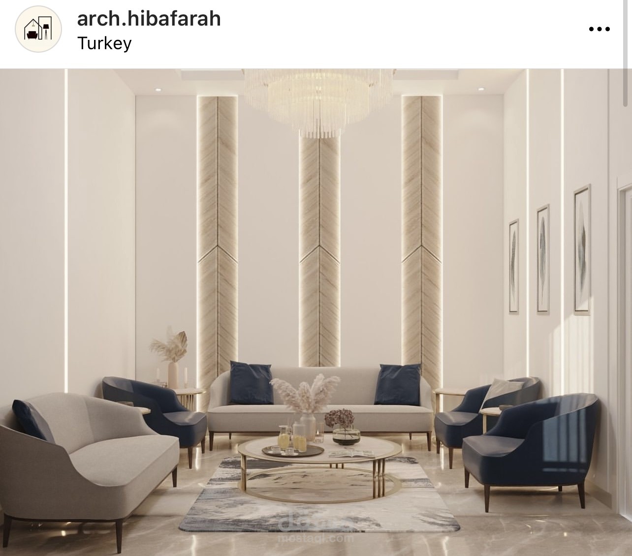 تصميم غرفة معيشة - Modern Livingroom