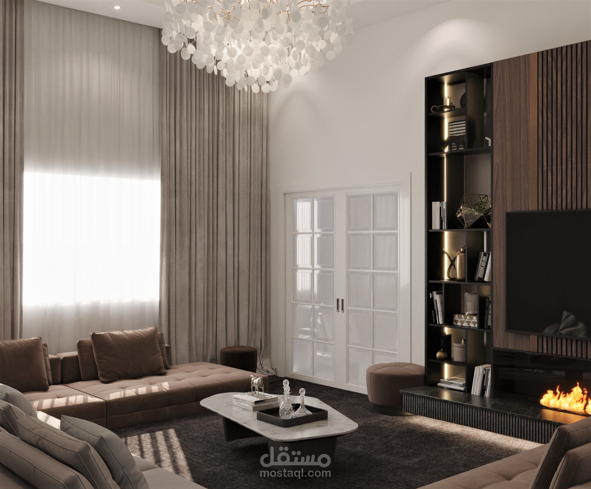 مجلس أرضي بتصميم مودرن