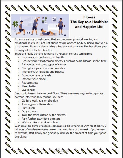 Fitness The Key to a Healthier and Happier Life