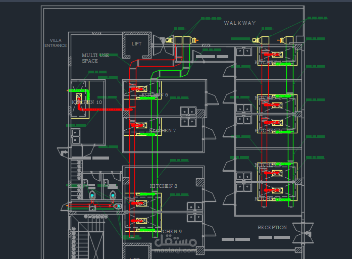 "MECHANICAL&ELECTRICAL DESIGN DESIGN "Cloud kitchen