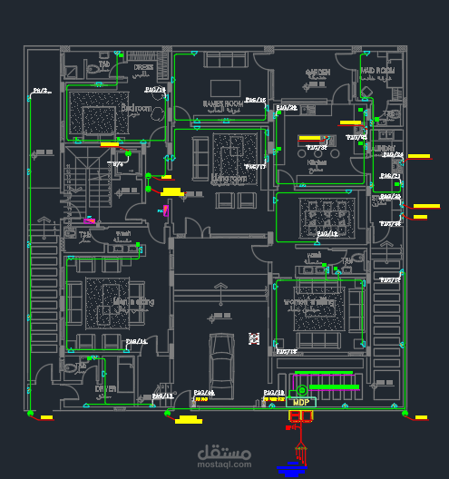 "MECHANICAL&ELECTRICAL DESIGN "villa