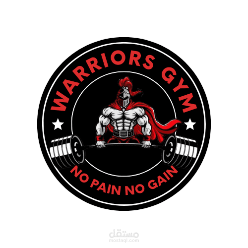 تصميم لوجو جيم Warriors Gym