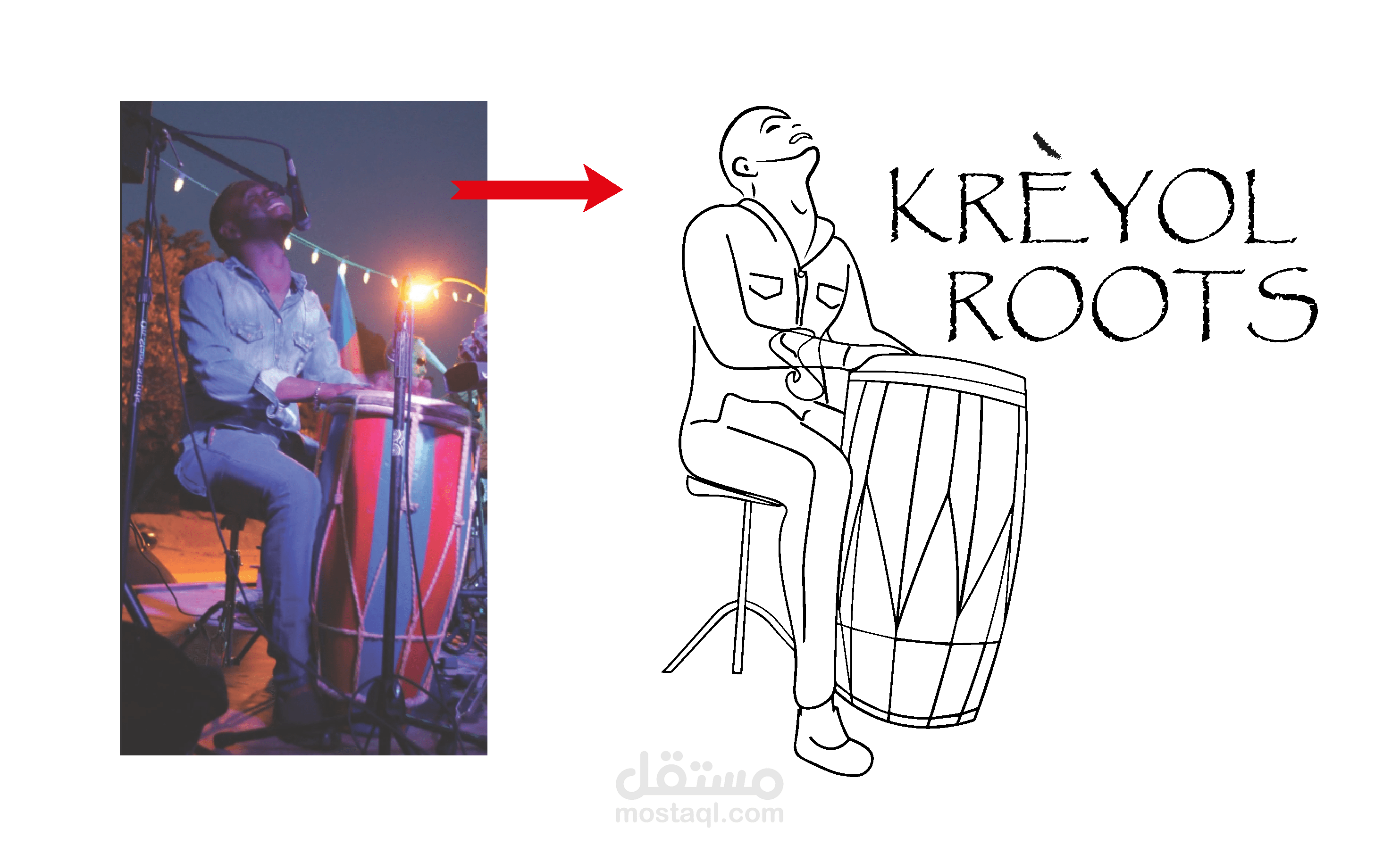 تحويل الصور الى رسم لوغو