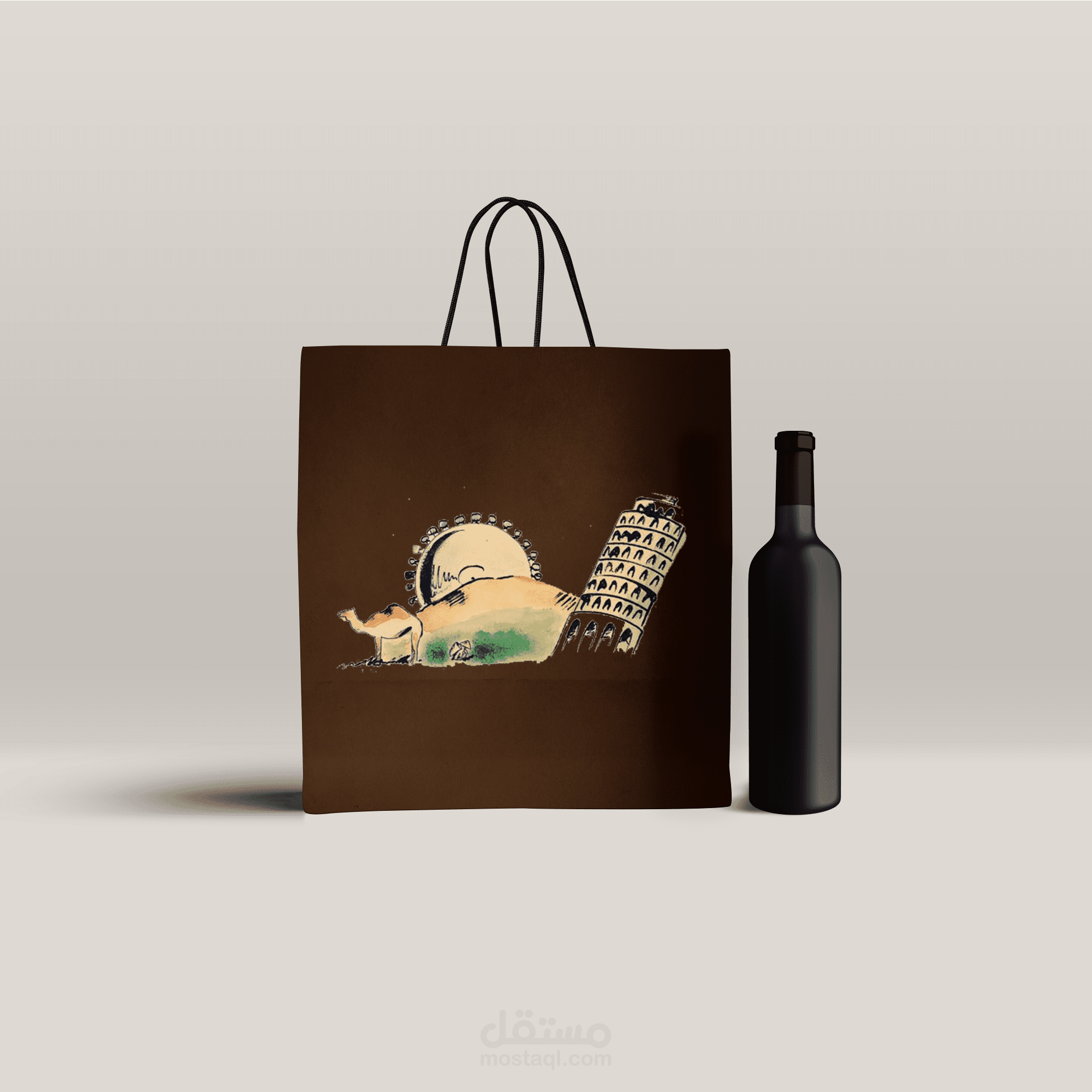 Paper bag for Suaid company