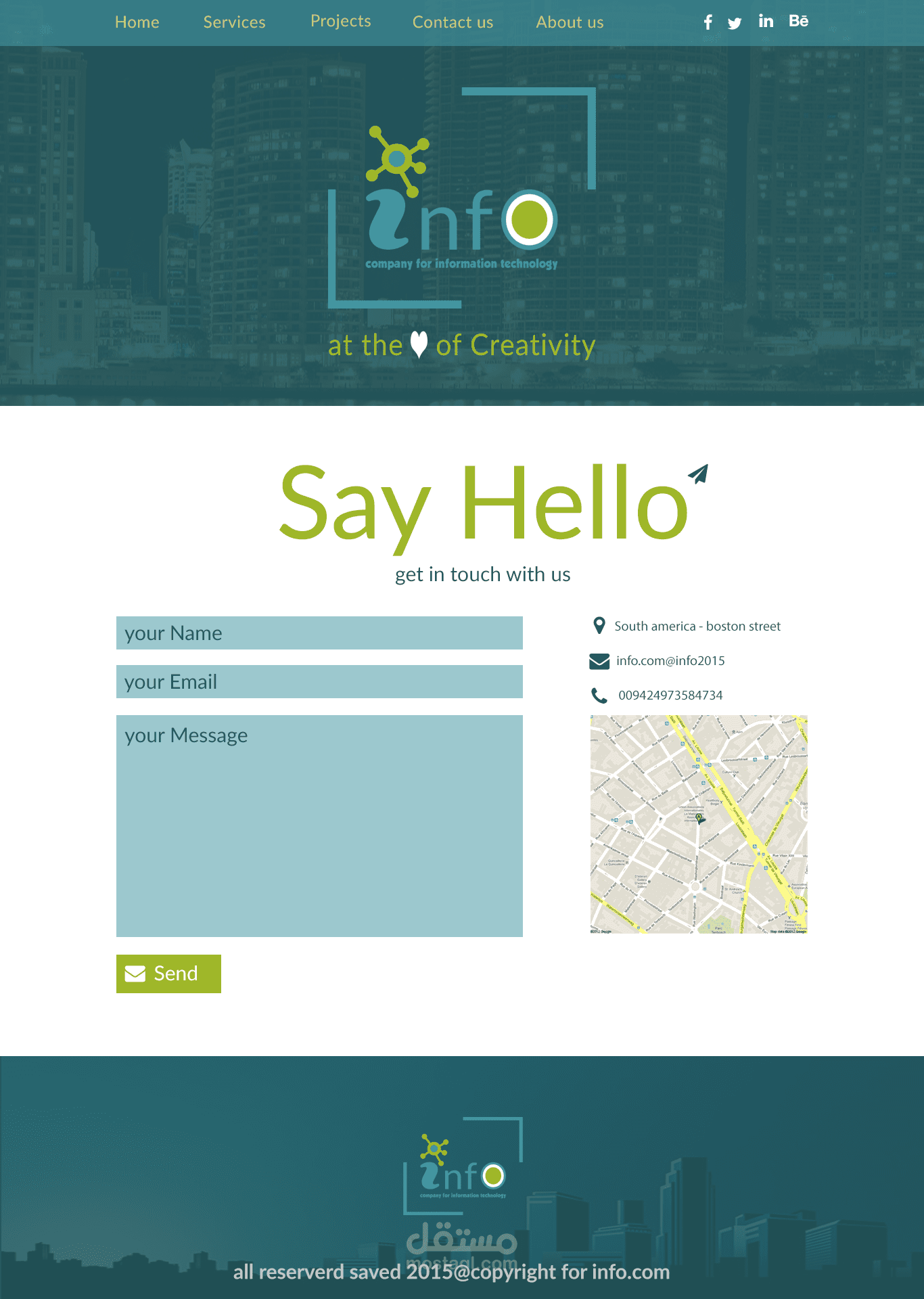 موقع انفو لحلول تكنولوجيا المعلومات