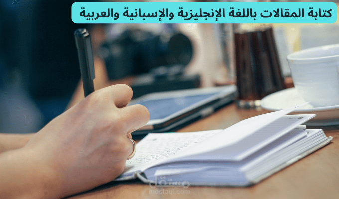 كتابة مقالات باللغة الإنجليزية والإسبانية في مختلف المجالات