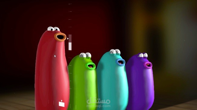 Blob puzzle game مضمنة خوارزميات ذكية للعب ضد الحاسب