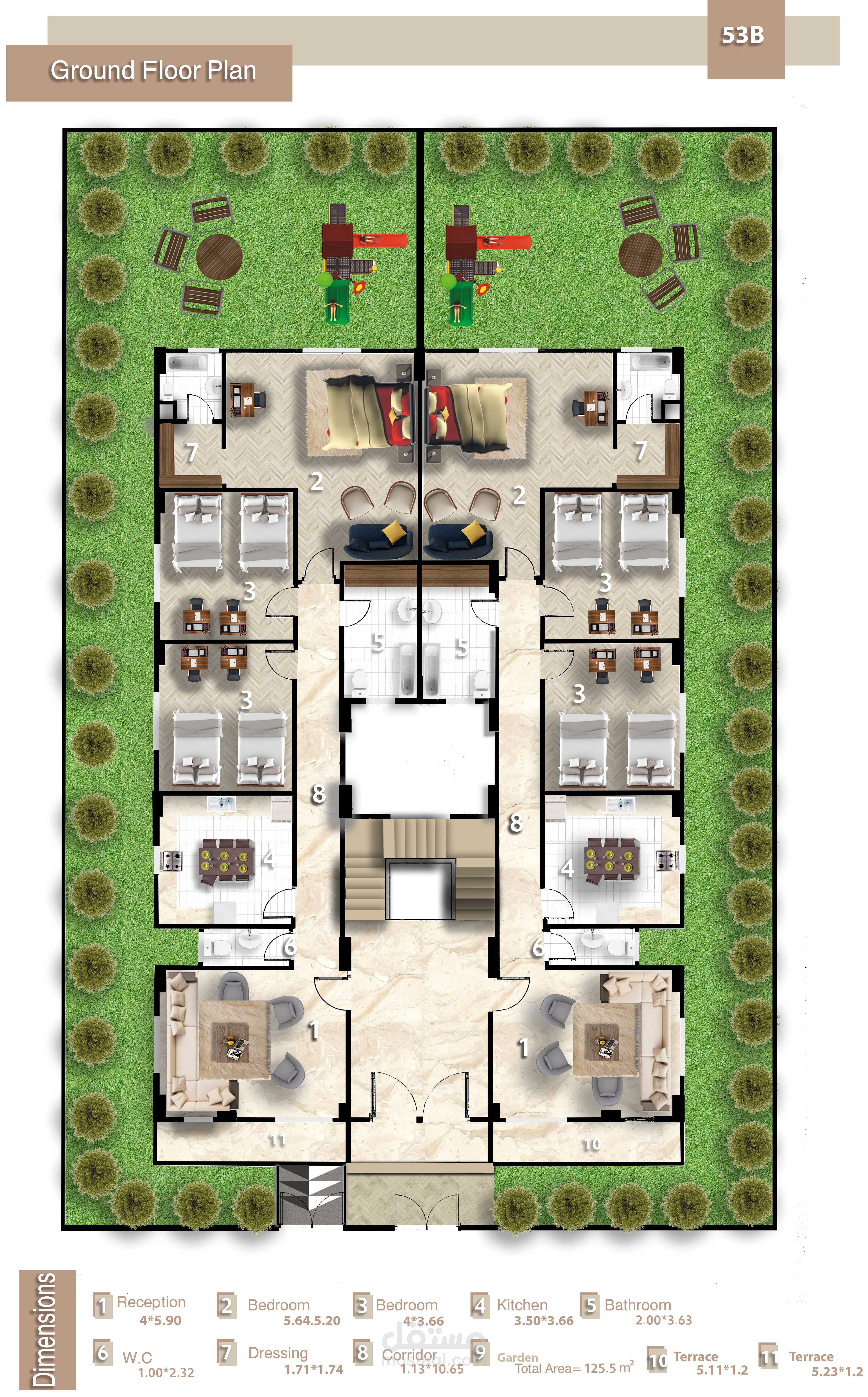 Residential building in comp. El hyaha, Egypt