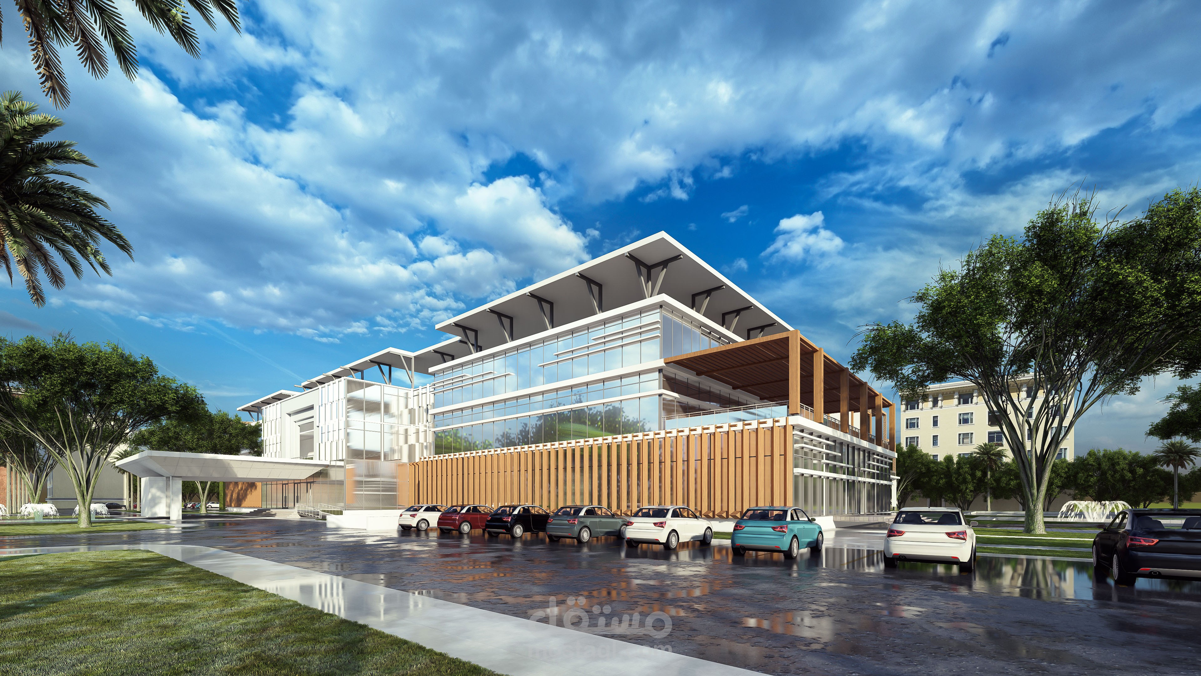 مسشتفى لعلاج السرطان ضمن شركة owagik للتطوير العقاري